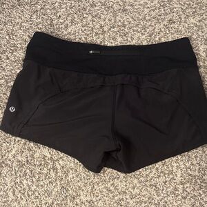 lululemon athletica Women's Black Athletic Shorts
